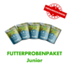 Junior Futterprobenpaket mit 5 Proben. Lieferung für diese ist versandkostenfrei.