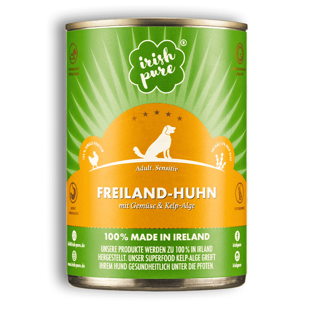 Hunde-Nassfutter Freiland Huhn mit Gemüse