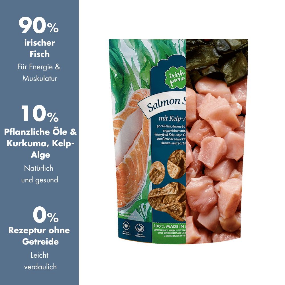 Salmon Strips USPs mit Ingredients Schnitt