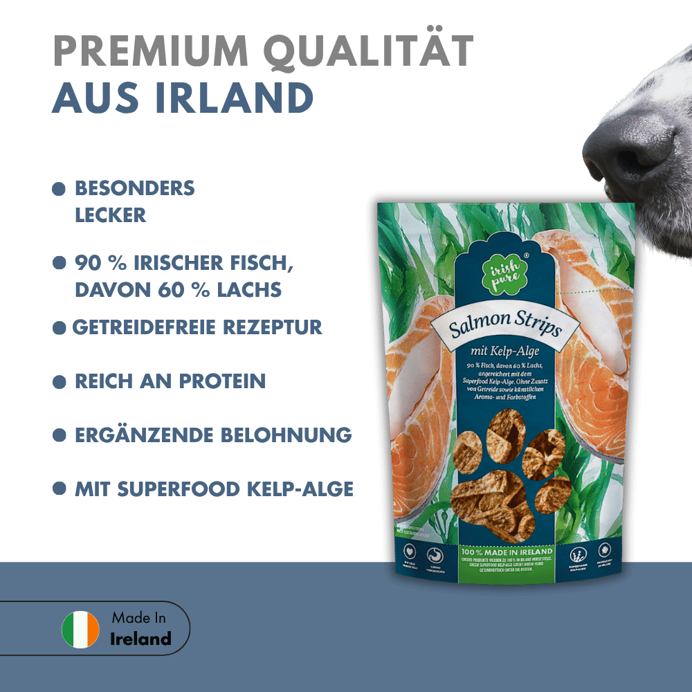 USPs Salmon Strips mit Hund