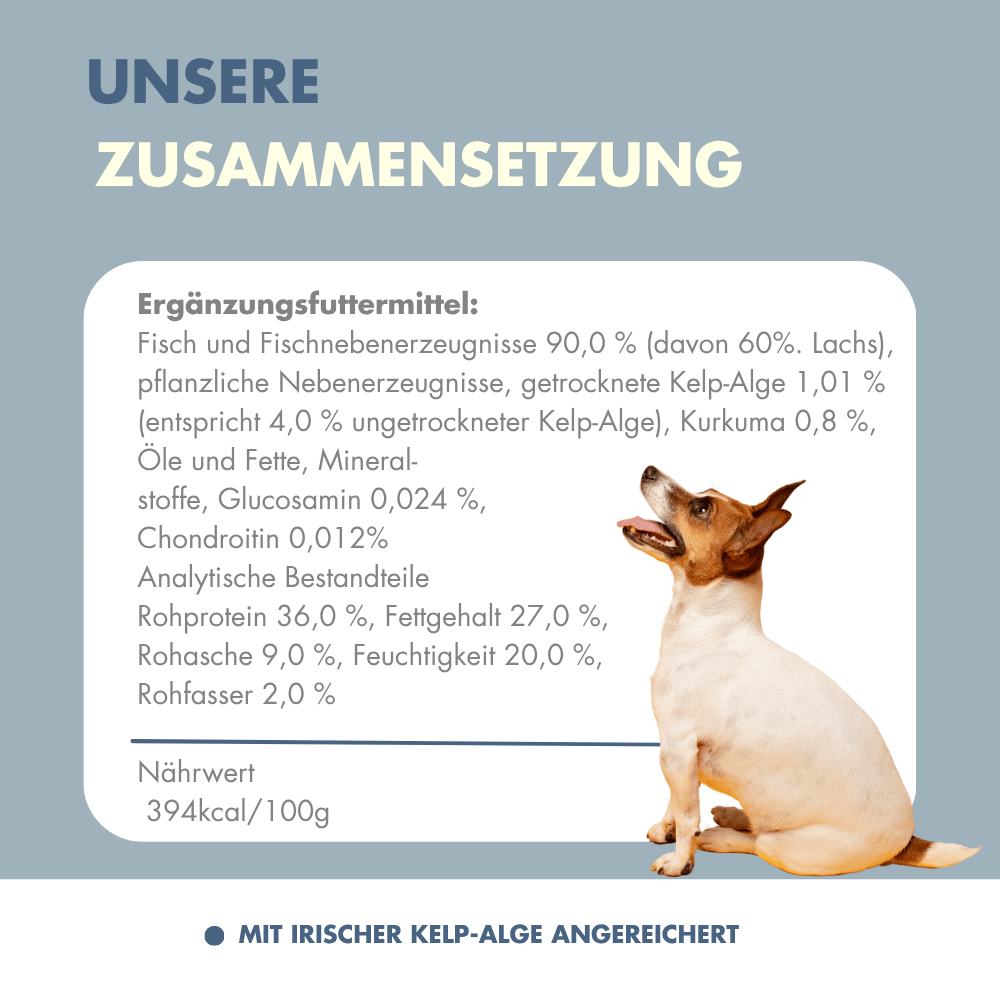 Zusammensetzung salmon strips
