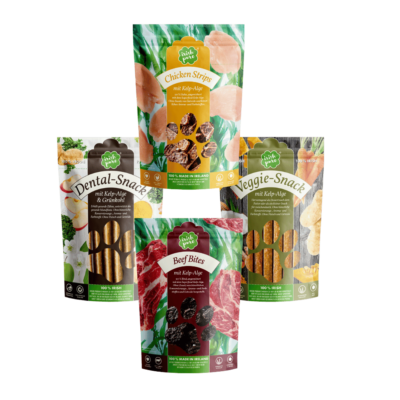 Ein Bild aller Irish Pure Snacks (4 Packungen)