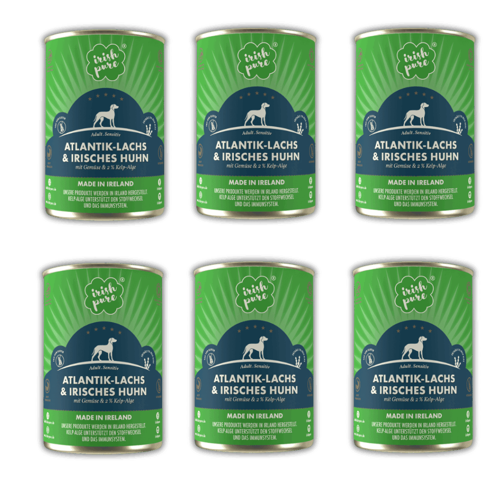 6x Nassfutter Lachs Adult (390g)
