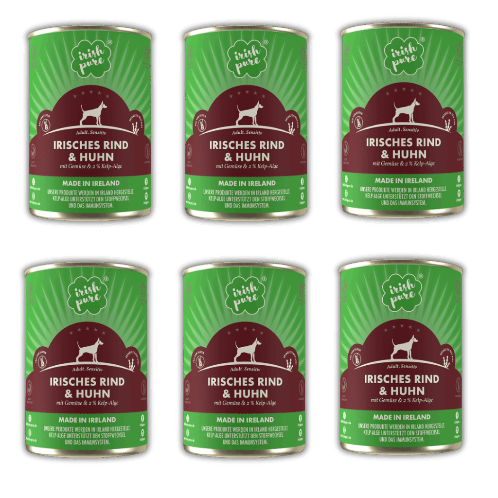 6x Nassfutter Rind Adult (390g)