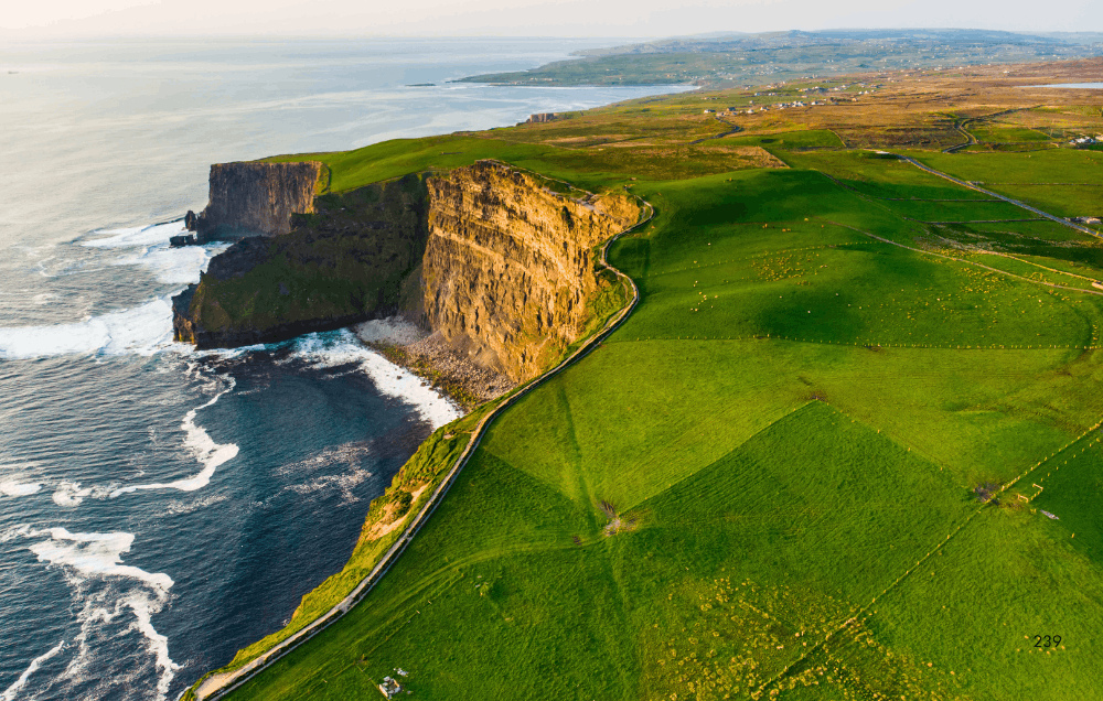 Irische Küste – wilde Klippen am Atlantik