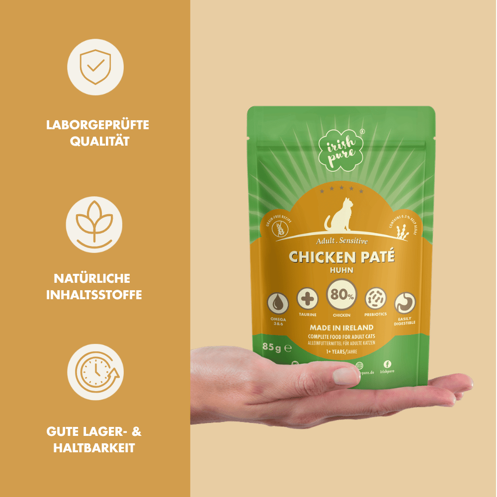 Irisches Huhn Paté Adult, Premium Qualität aus Irland mit natürlichen Inhaltsstoffen