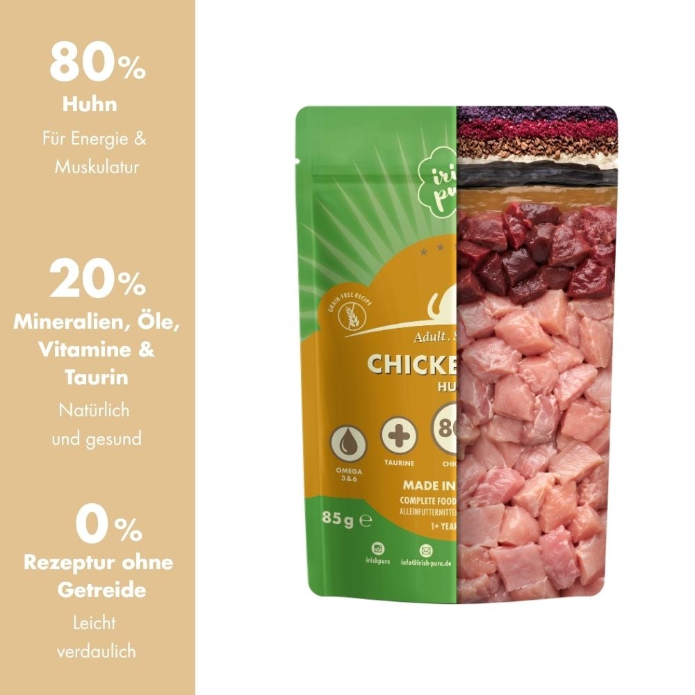 Irisches Huhn Paté Adult, Premium Qualität aus Irland Foodtower